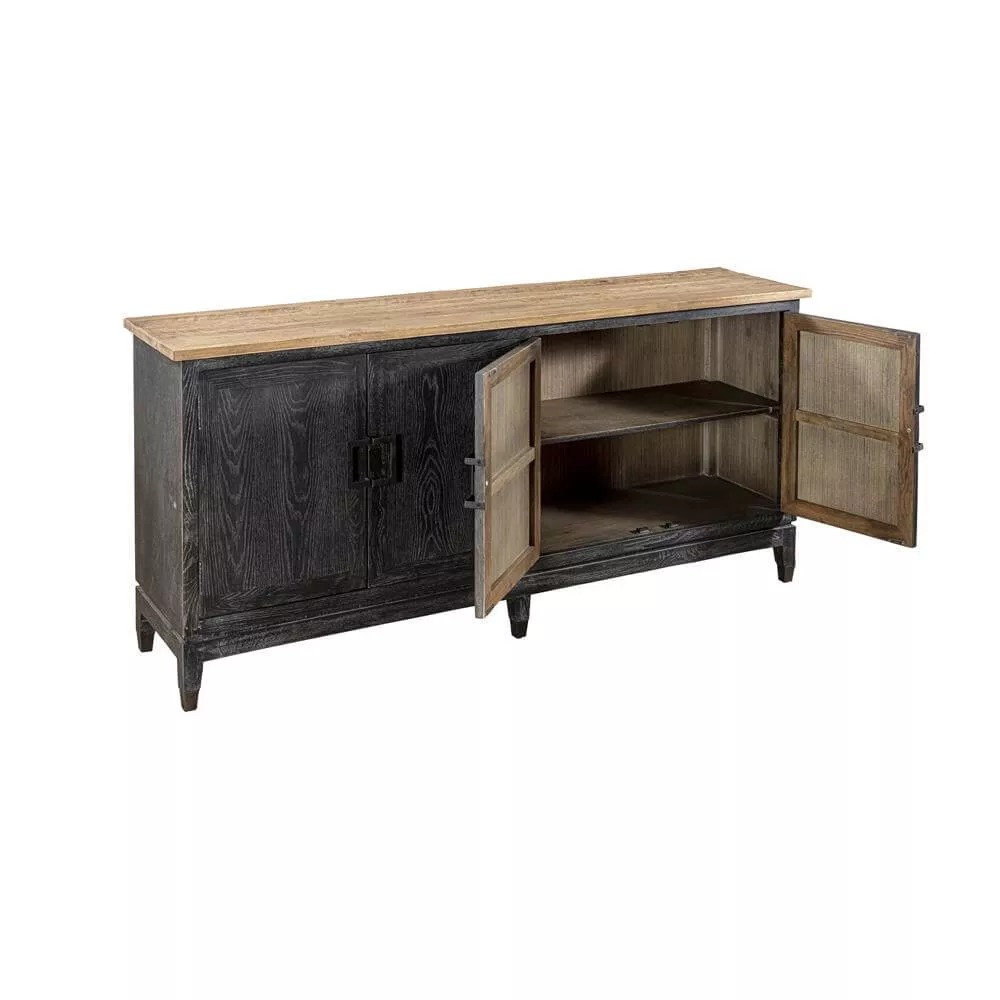 Monarch I 4 Door Oak Sideboard
